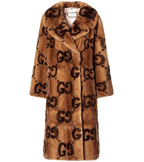 gucci fur coats|gucci trench coat women's.